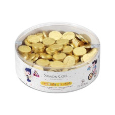 Monedas de chocolate