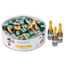 Botellas de chocolate pequeñas