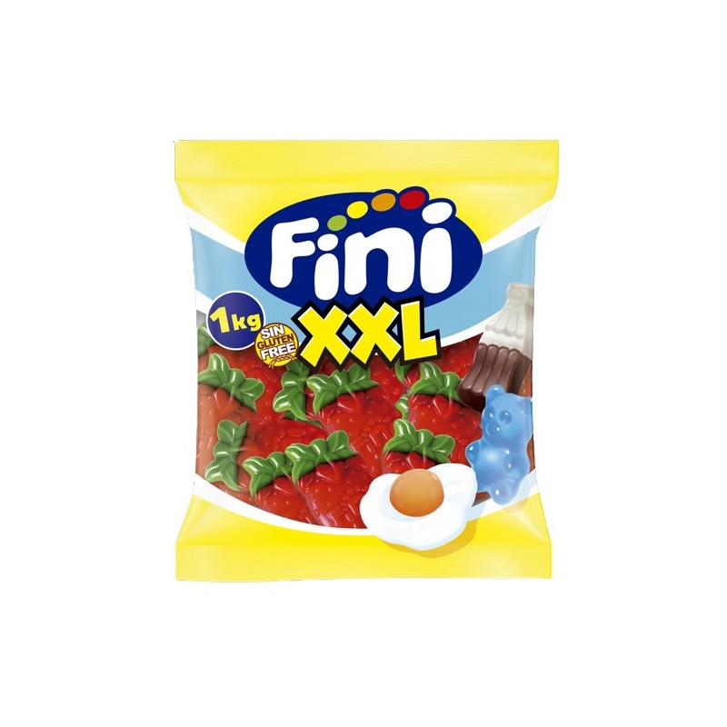 Bolsa de fresas de brillo gigantes