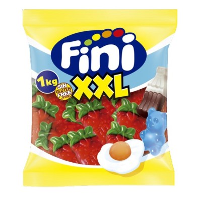 Bolsa de fresas de brillo gigantes