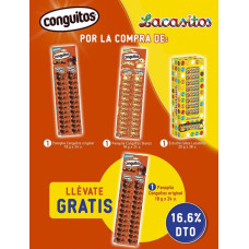 Lote Panoplias Conguitos + Tubos Lacasitos
