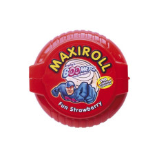 Rollo de chicle Boomer Maxirll fresa