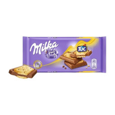 Tableta Milka con galletas Tuc