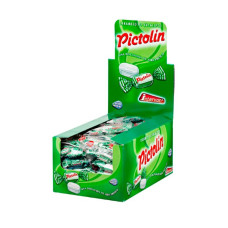 Expositor 50 bolsitas de 32gr de pictolín de menta