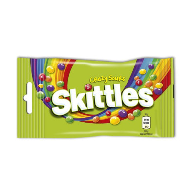 Bolsa 38gr Skittles Crazy Sour