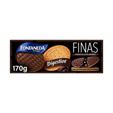 Galletas Digestive Finas de chocolate negro
