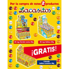 Lote Lacasitos Toy  40ud+ Galleta 24ud S/c