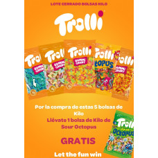 Lote Trolli Gomas 5+1kg