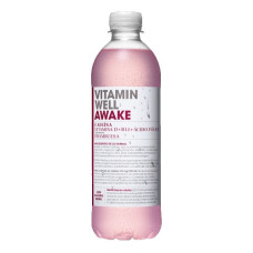 Vitamin Well Awake sabor frambuesa 12 botellas 500ml