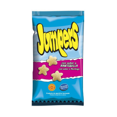 Jumpers sabor mantequilla 24 bolsas de 42grs