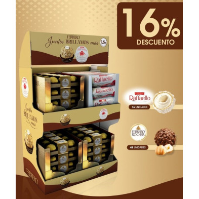 Lote Ferrero Rocher T3x48+ Raffaello T3x16
