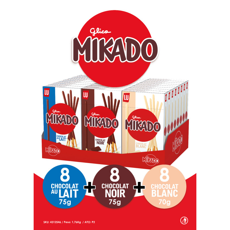 Lote Mikado 70-75gr 24ud