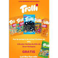 Lote Trolli Gomas 5+1kg