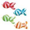 Peces Twist chuches brillo en bolsa con 250uds