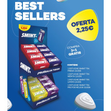 Pack Smint Tin Best 3+1s/c 48ud