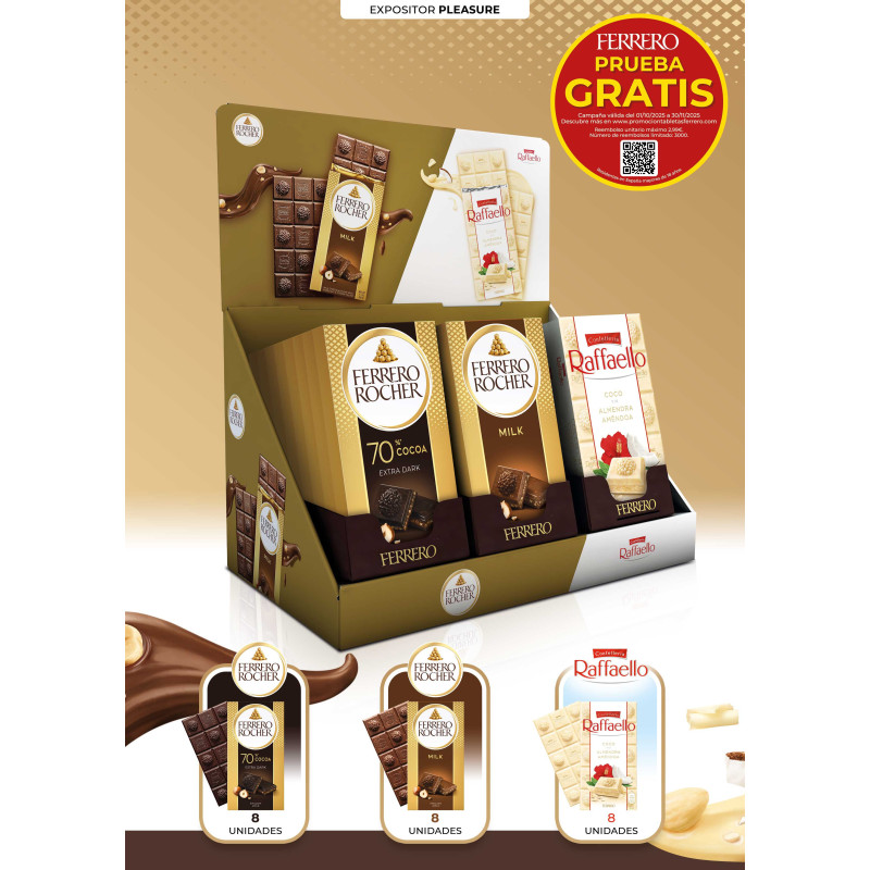 Lote Exp Ferrero Pleasure White Tabletas 24ud