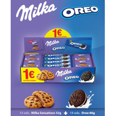Lote Milka Oreo+ Sensations 24ud 1€