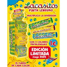Lote Lacasitos Pintalenguas 45 Tubos