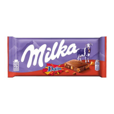 Tableta Milka Daim con trozos de caramelo - Pack de 22 unidades